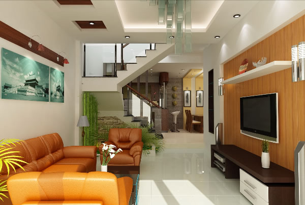 Thiết kế nội thất phòng khách hiện đại
