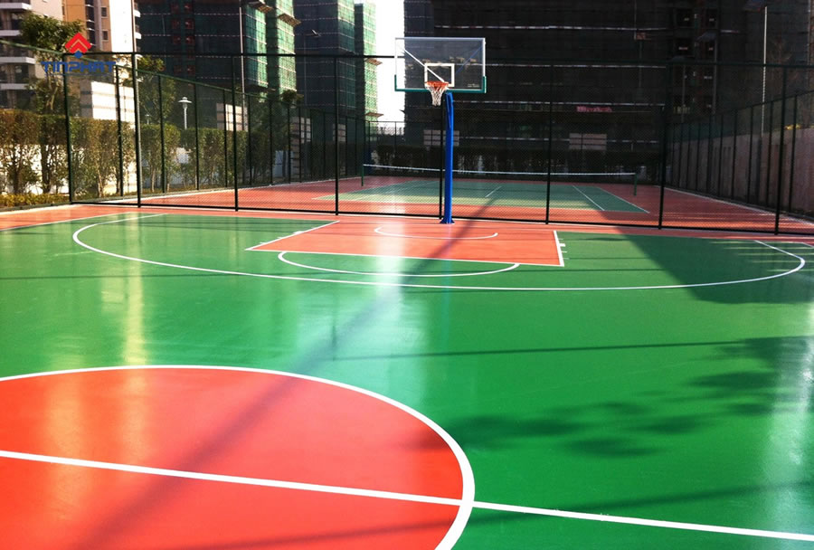 Thi c&ocirc;ng x&acirc;y dựng s&acirc;n b&oacute;ng rổ Vinh Nghệ An