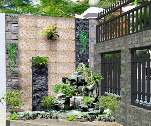 Thiết kế, thi công Hòn Non Bộ sân vườn tại TP Vinh Nghệ An